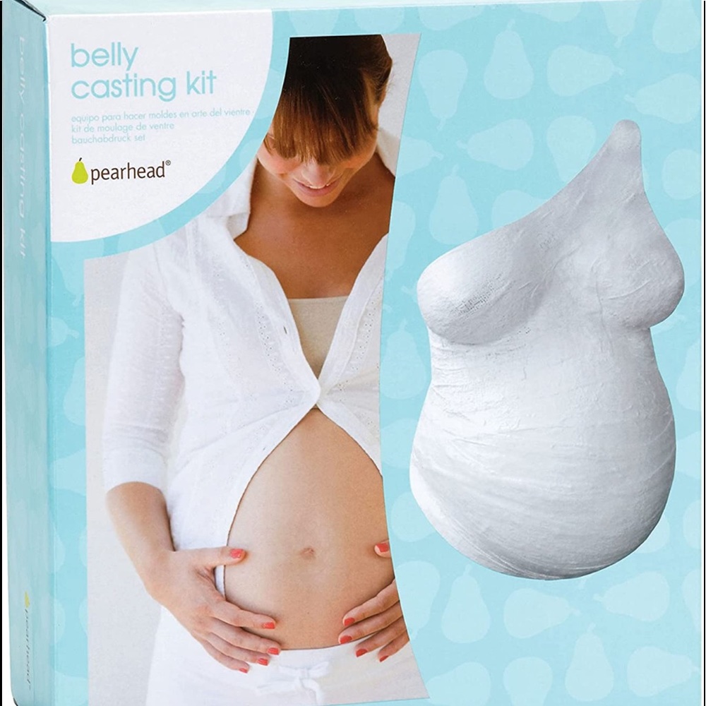 Pearhead Belly Casting Kit,Pregnancy Keepsake for Expecting Mothers NIB
